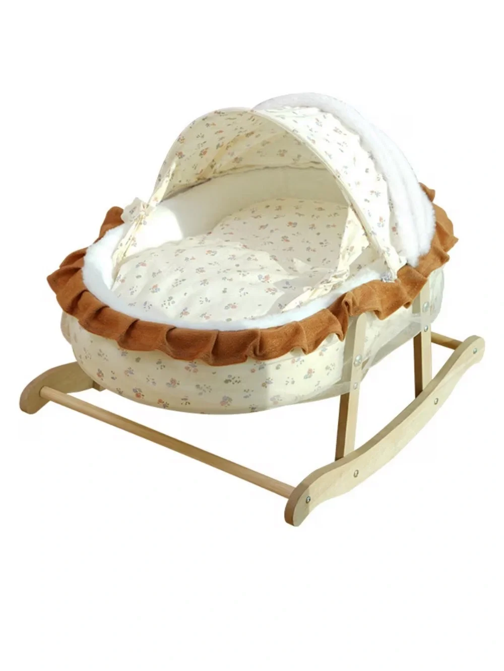 Pet Bed Cat Cute Crib Bassinet- Coquette French Floral